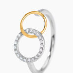 Bague Fei Or Jaune Argent Blanc Oxyde De Zirconium - Bagues avec pierre Femme | Marc Orian