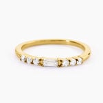 Bague Andreane Acier Jaune Oxyde De Zirconium - Bijoux fantaisie Femme | Marc Orian