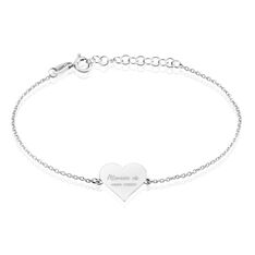 Bracelet Argent Blanc Francino - Bracelets chaînes Femme | Marc Orian