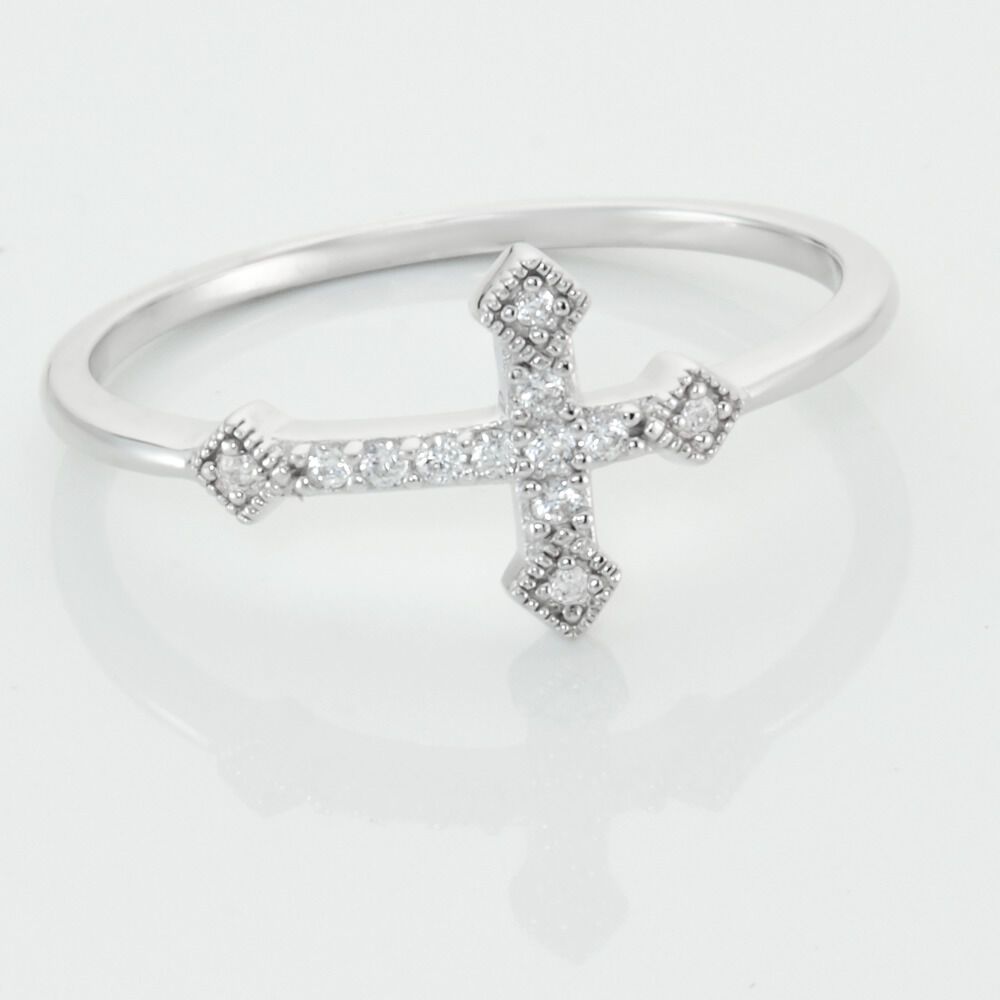 Bague Angel Argent Blanc Oxyde De Zirconium - Bagues avec pierre Femme | Marc Orian