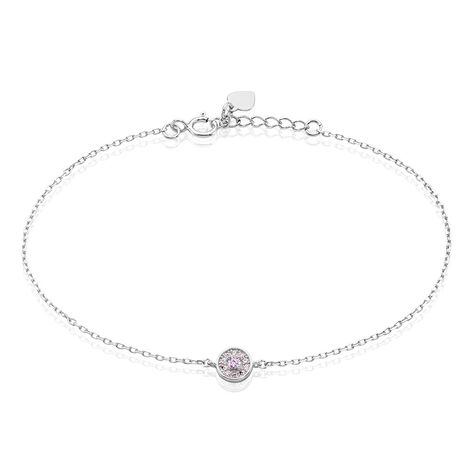 Bracelet Auxana Argent Blanc Oxyde De Zirconium - Bracelets chaînes Femme | Marc Orian