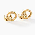 Boucles D'oreilles Puces Zareen Or Jaune - Puces Femme | Marc Orian