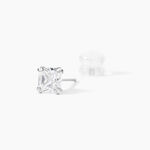 Boucles D'oreilles Puces Or Blanc Doreen Oxydes De Zirconium - Puces Famille | Marc Orian