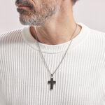Collier Phebus Him Fippe Acier Blanc - Colliers fantaisie Homme | Marc Orian