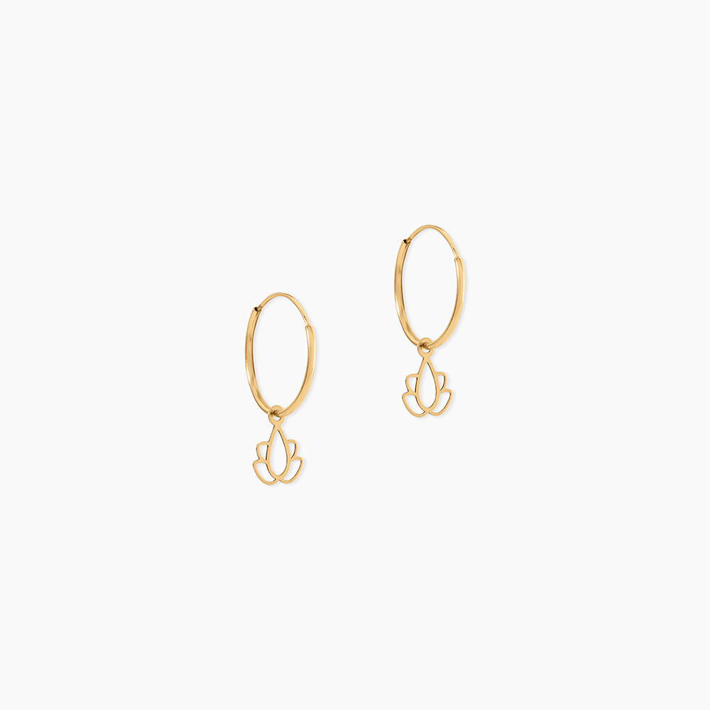 Cr&eacute;oles Belita Or Jaune - Boucles d'oreilles pampille Femme | Marc Orian