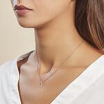 Pendentif Ionia Lettre Or Blanc - Pendentifs Famille | Marc Orian