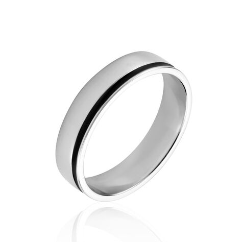 Alliance Dylis Argent Blanc - Alliances Homme | Marc Orian