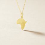 Pendentif Gaietana Afrique Or Jaune - Bijoux personnalis&eacute;s Famille | Marc Orian