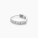 Cr&eacute;ole Sylas Argent Blanc - Cr&eacute;oles Homme | Marc Orian