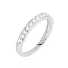 Alliance Juliette Or Blanc Diamant - Alliances Femme | Marc Orian