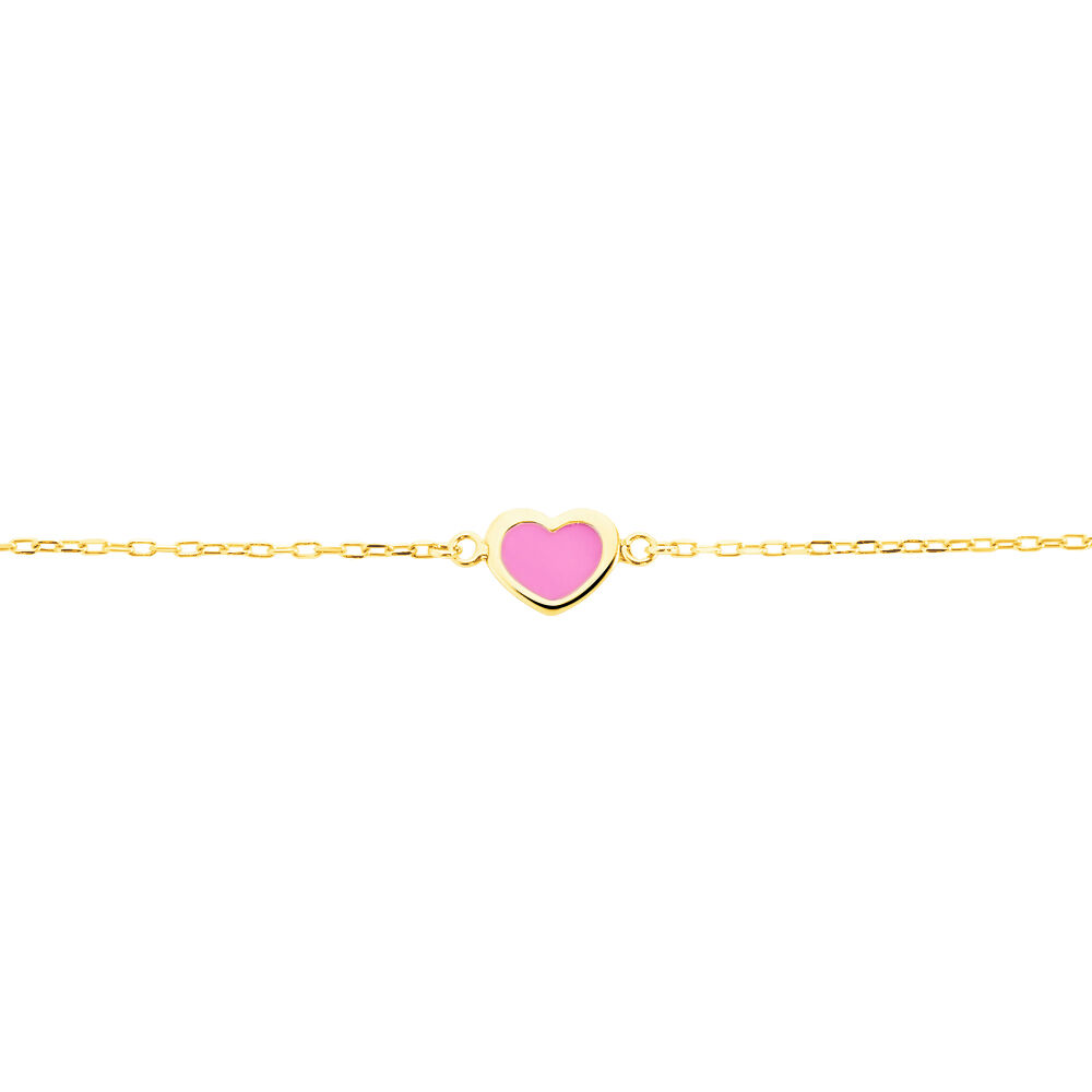 Bracelet Dulcie Coeur Or Jaune Nacre - Bracelets chaînes Enfant | Marc Orian