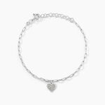 Bracelet Etincelante Argent Blanc - Bracelets fantaisie Femme | Marc Orian