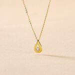 Collier Purete Or Jaune Diamant - Colliers avec pierres Femme | Marc Orian