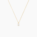 Collier Husam Or Jaune Oxyde De Zirconium - Colliers solitaires Femme | Marc Orian