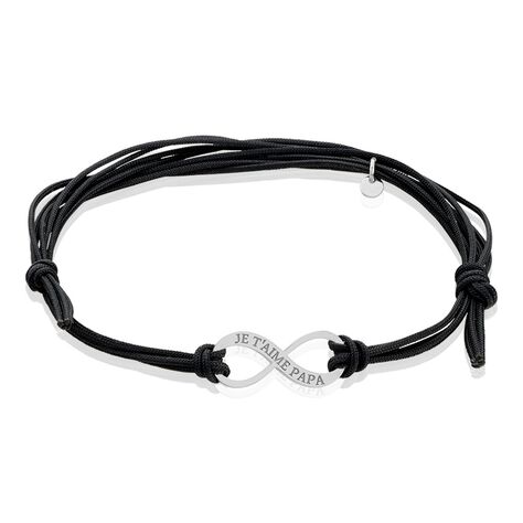 Bracelet Kwesi Argent Blanc - Bracelets cordons Homme | Marc Orian