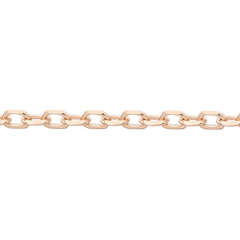 Chaîne Igoa Maille Forçat Diamantee Or Rose - Chaines Femme | Marc Orian