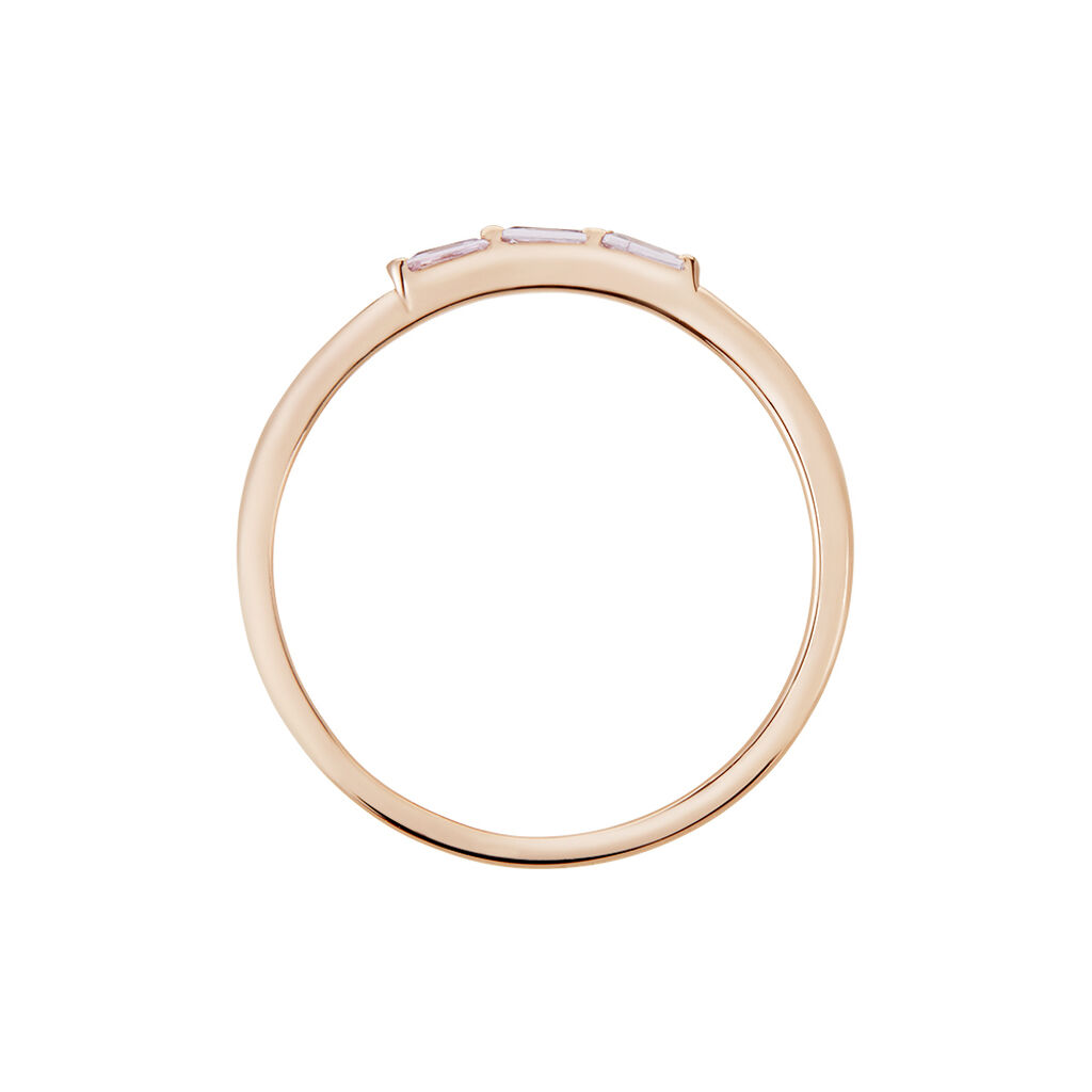 Bague Andrew Argent Rose Oxyde De Zirconium Rose - Bague fantaisie Femme | Marc Orian