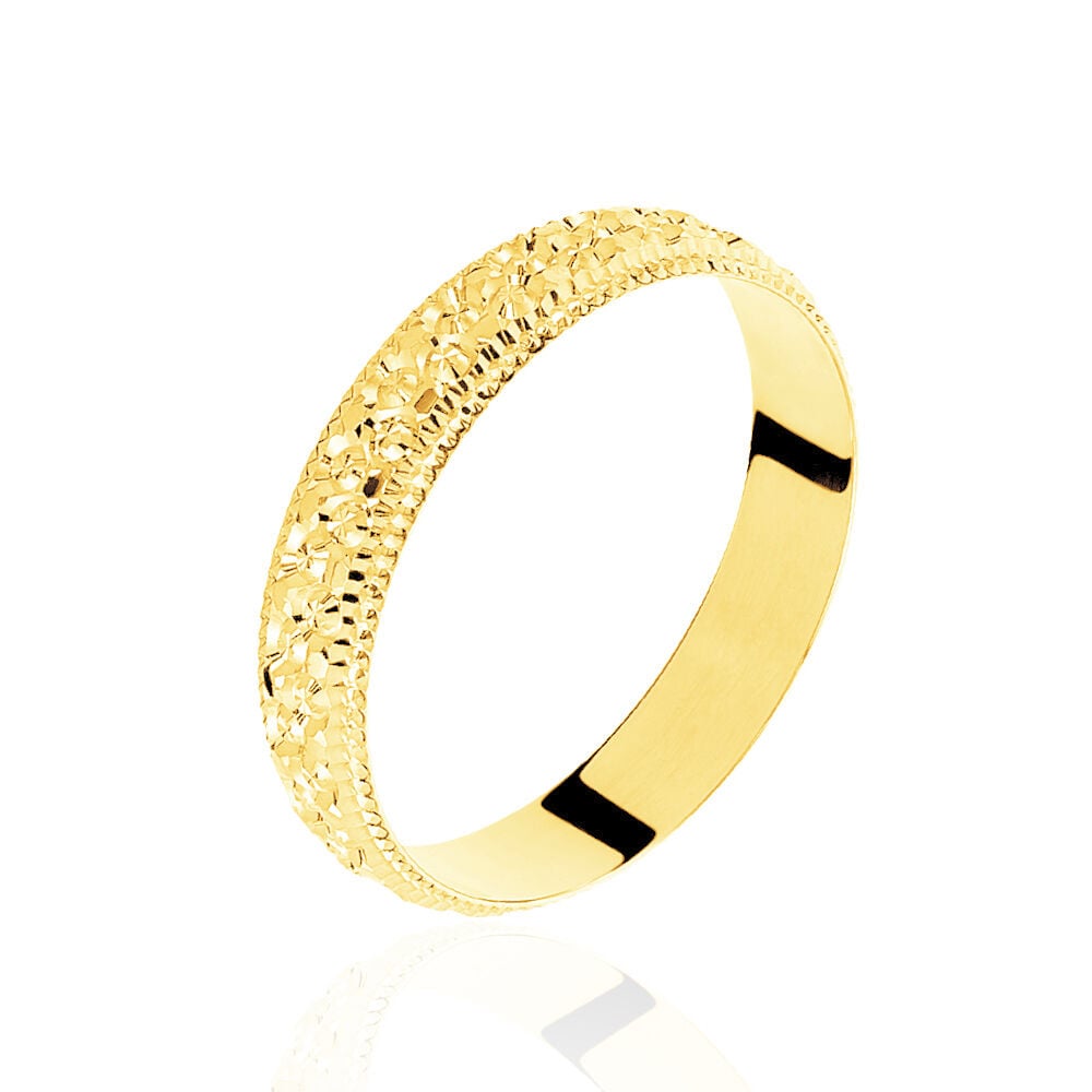 Alliance Fantaisie Or Jaune - Alliances duo Unisex | Marc Orian