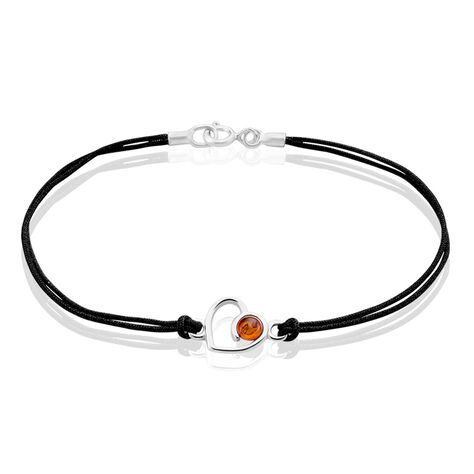 Bracelet Argent Blanc Mialy Ambre - Bracelets cordons Femme | Marc Orian