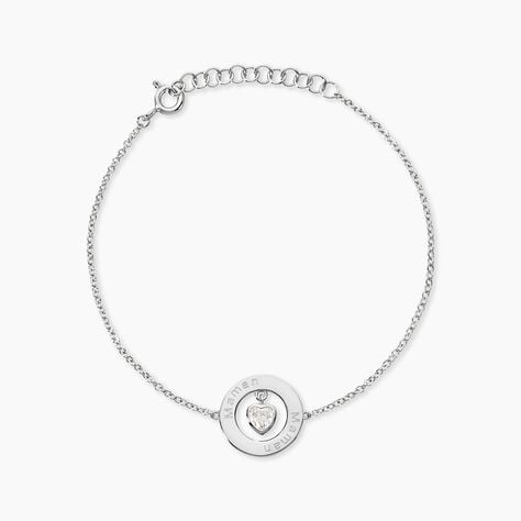 Bracelet Almas Argent Blanc Oxyde De Zirconium - Bracelets fantaisie Femme | Marc Orian