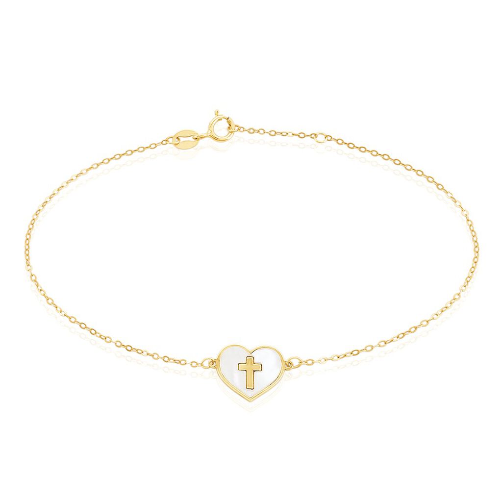 Bracelet Lawrie Or Jaune Nacre - Bracelets chaînes Famille | Marc Orian