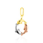 Pendentif Haizia Trio Dauphins Or Tricolore - Pendentifs Famille | Marc Orian