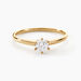 Bague Solitaire Samantha Or Jaune Diamant - Solitaires Femme | Marc Orian