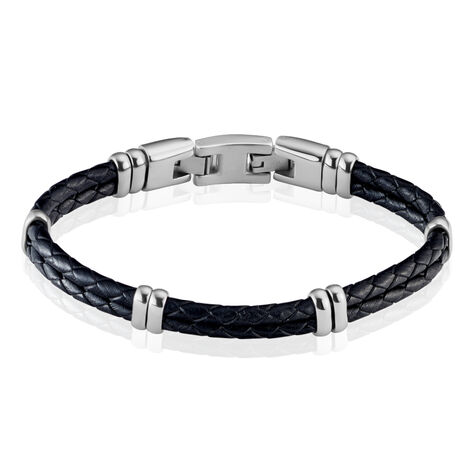 Bracelet Phebus Him Cuir De Vache Noir - Bracelets cuir Homme | Marc Orian