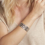 Bracelet Jonc Sirine Acier Blanc - Bracelets joncs Femme | Marc Orian