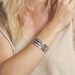 Bracelet Jonc Sirine Acier Blanc - Bracelets Femme | Marc Orian