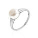 Bague Argent Blanc Perle De Culture - Bijoux fantaisie Femme | Marc Orian