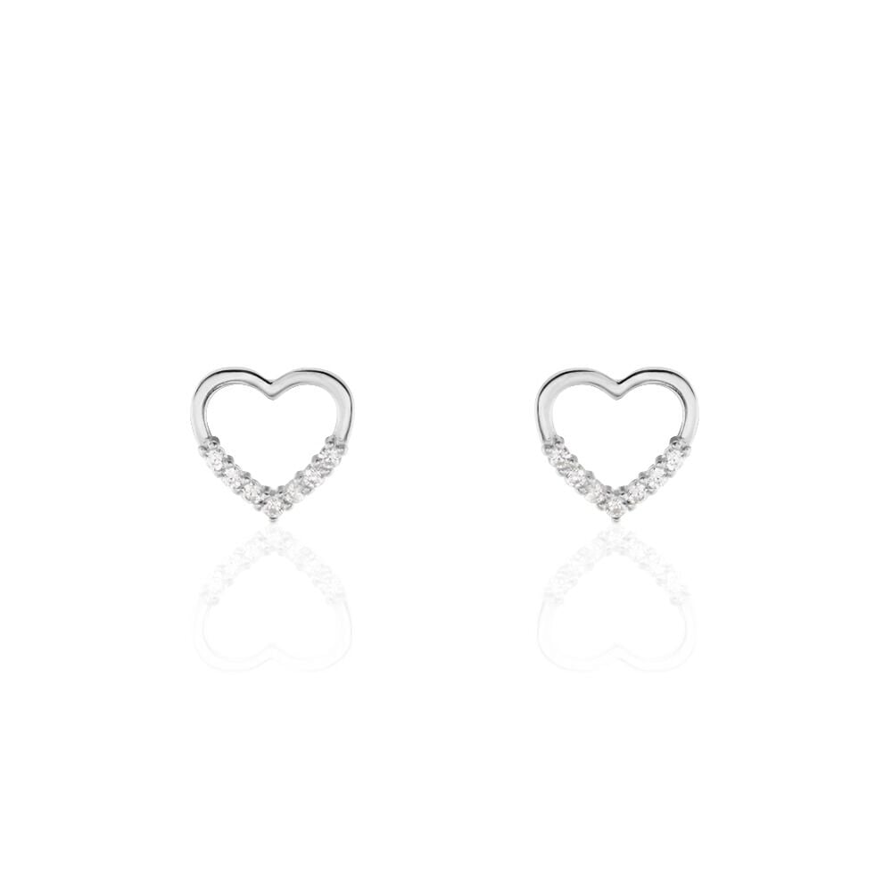 Boucles D'oreilles Puces Budenicus Argent Oxyde De Zirconium - Puces Femme | Marc Orian