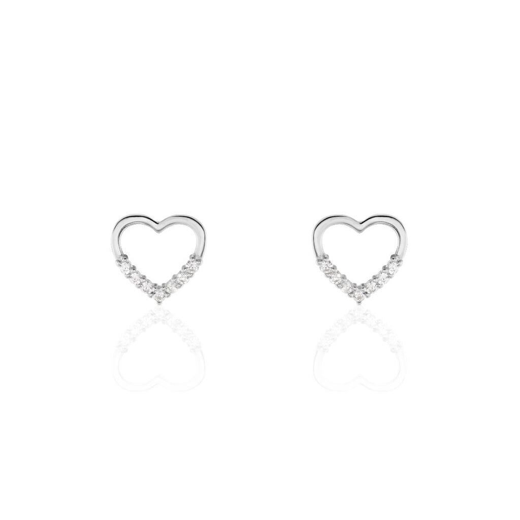 Boucles D'oreilles Puces Budenicus Argent Oxyde De Zirconium - Puces Femme | Marc Orian