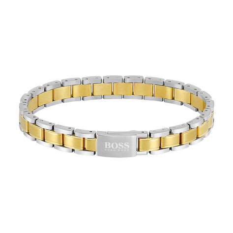 Bracelet Boss Links Essentials Acier Bicolore - Bracelets cha&icirc;nes Homme | Marc Orian