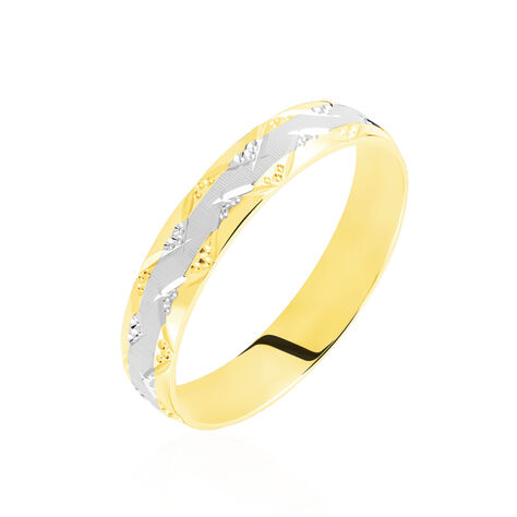 Alliance Clotilde Demi Jonc Classique Or Bicolore - Alliances duo Famille | Marc Orian