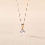 Collier Micheline Or Bicolore Oxyde De Zirconium - Colliers avec pierres Femme | Marc Orian