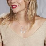 Collier Moussouae Acier Blanc - Colliers fantaisie Femme | Marc Orian