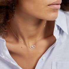 Collier Or Blanc Raoula Oxydes De Zirconium - Colliers Femme | Marc Orian