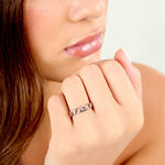 Bague Mallaury Acier Blanc - Bijoux fantaisie Femme | Marc Orian