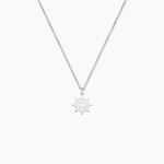Collier Noe Argent Blanc - Colliers fantaisie Homme | Marc Orian