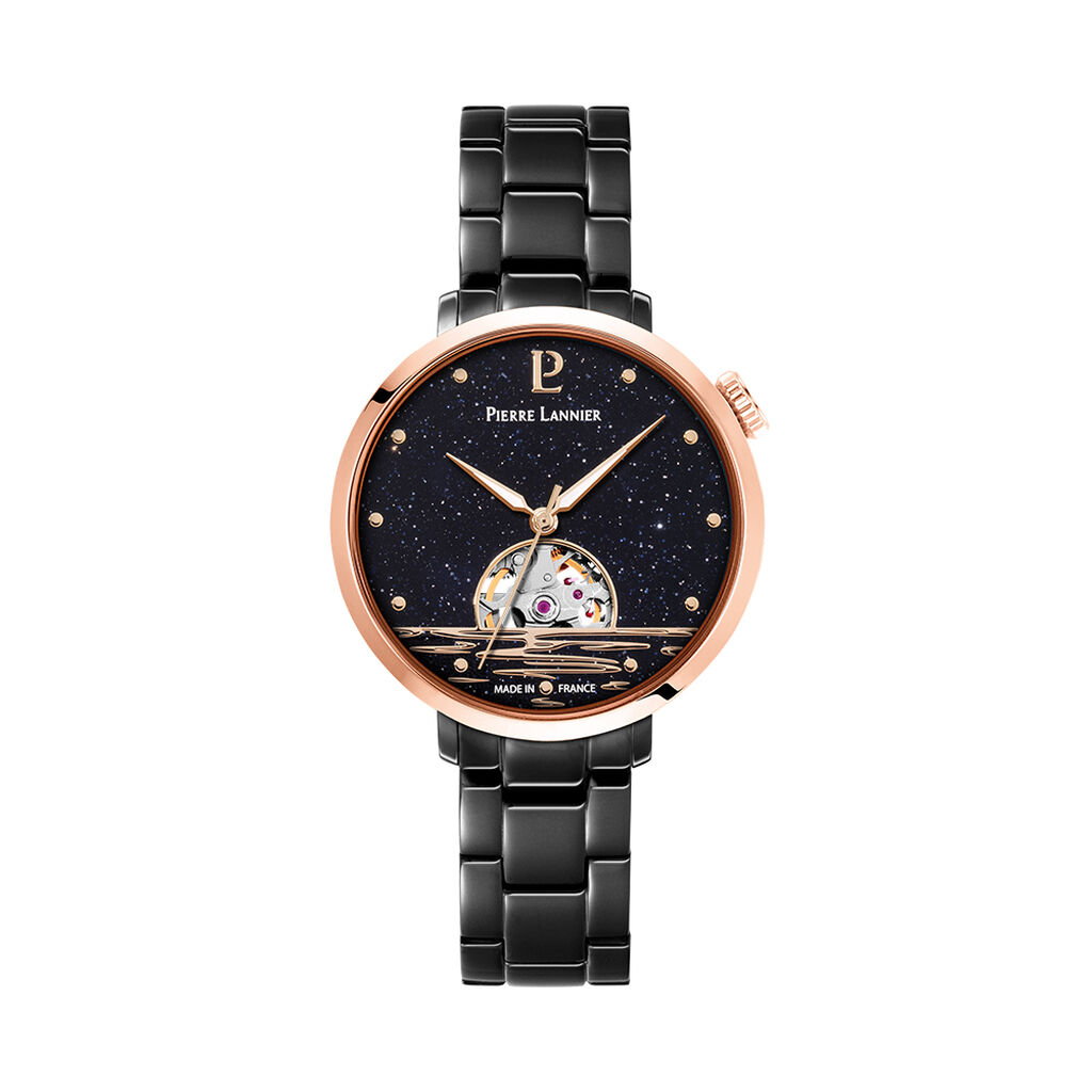 Montre Pierre Lannier Australe Noir - Montres automatiques Femme | Marc Orian