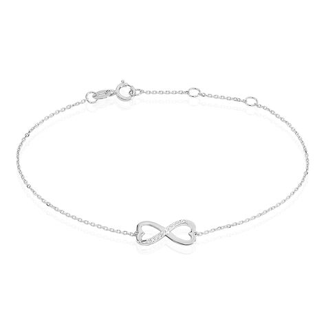 Bracelet Irmela Or Blanc Diamant - Bracelets chaînes Femme | Marc Orian