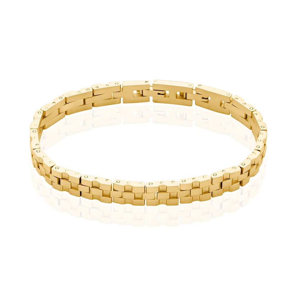 Bracelet Jourdan Manathan Acier Doré - Bracelets Homme | Marc Orian