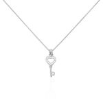 Collier Amy Argent Blanc Oxyde De Zirconium - Colliers avec pierres Femme | Marc Orian