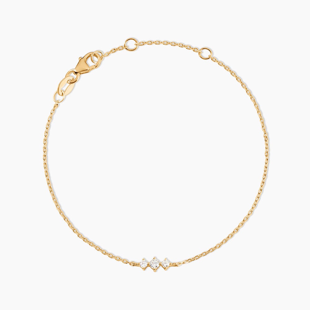 Bracelet Maelly Plaqu&eacute; Or Jaune Oxyde De Zirconium - Bracelets fantaisie Femme | Marc Orian