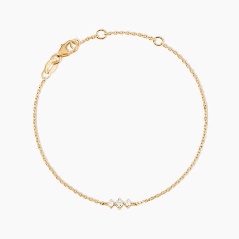 Bracelet Maelly Plaqu&eacute; Or Jaune Oxyde De Zirconium - Bracelets fantaisie Femme | Marc Orian