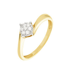 Bague Solitaire Lysia Or Jaune Diamant - Bagues Solitaire Femme | Marc Orian