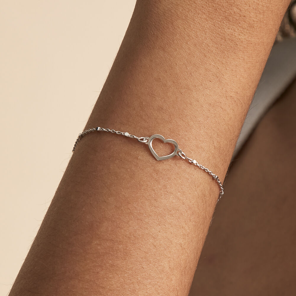 Bracelet Ayelet Argent Blanc - Bracelets chaînes Femme | Marc Orian