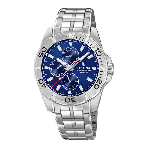Montre Festina Multifonctions Bleu - Montres sport Homme | Marc Orian