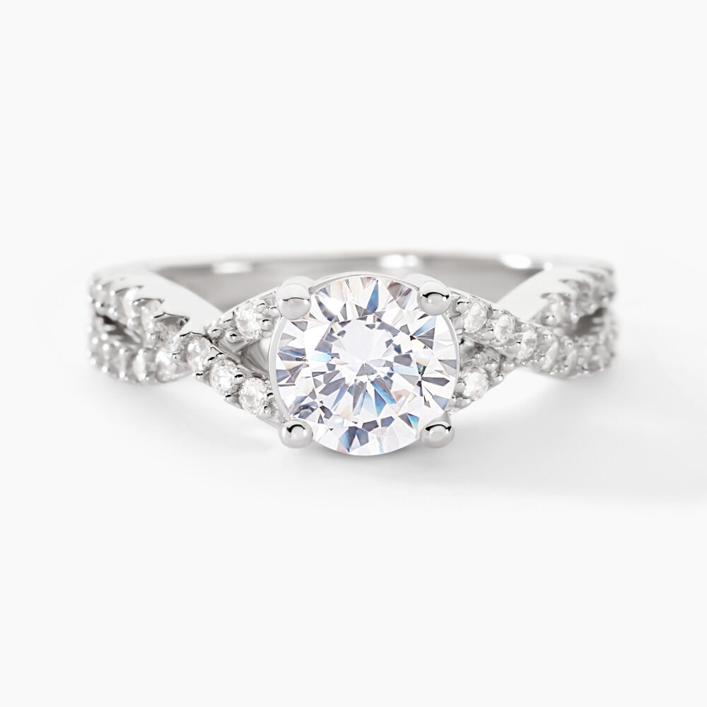 Bague Karin Argent Blanc Oxyde De Zirconium - Bijoux fantaisie Femme | Marc Orian